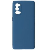Estuche de TPU de color de moda grueso de 2.0 mm para Oppo Reno 4 Pro 5G Navy