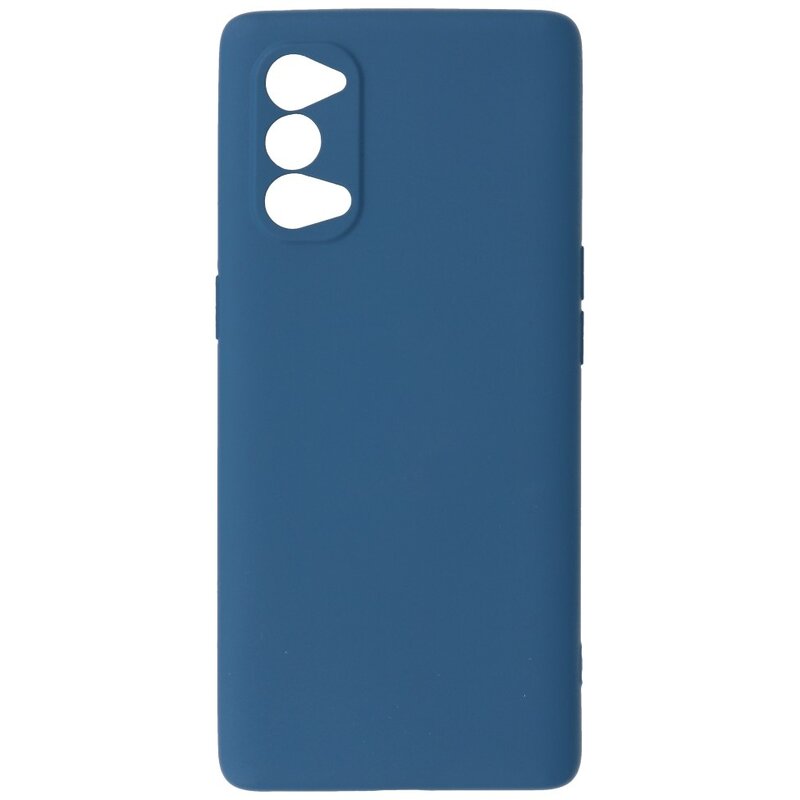 2,0 mm tyk mode farve TPU taske til Oppo Reno 4 Pro 5G Navy