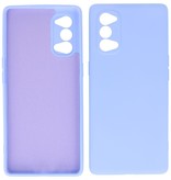 2.0mm Dikke Fashion Color TPU Hoesje voor Oppo Reno 4 Pro 5G Paars