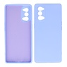 2.0mm Dikke Fashion Color TPU Hoesje Oppo Reno 4 Pro 5G Paars