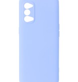 Custodia in TPU color moda spessa 2,0 mm per Oppo Reno 4 Pro 5G viola