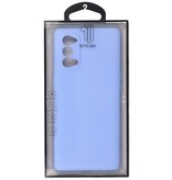 2.0mm Thick Fashion Color TPU Case for Oppo Reno 4 Pro 5G Purple