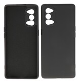 Estuche de TPU de color de moda grueso de 2.0 mm para Oppo Reno 4 5G Negro