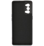2.0mm Dikke Fashion Color TPU Hoesje voor Oppo Reno 4 5G Zwart