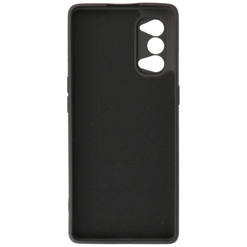 Custodia in TPU color moda spessa 2,0 mm per Oppo Reno 4 5G nero