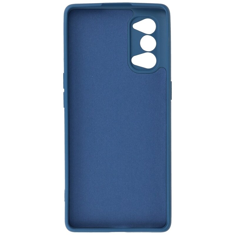 Custodia in TPU color moda spessa 2,0 mm per Oppo Reno 4 5G Navy