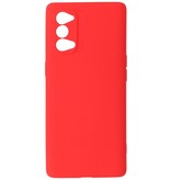 2,0 mm tyk mode farve TPU taske til Oppo Reno 4 5G rød