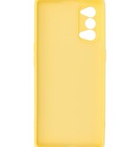 2,0 mm dickes Modefarben-TPU-Gehäuse für Oppo Reno 4 5G Gelb