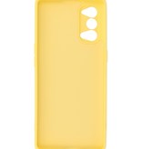 2.0mm Thick Fashion Color TPU Case for Oppo Reno 4 5G Yellow