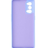 Custodia in TPU color moda spessa 2,0 mm per Oppo Reno 4 5G viola