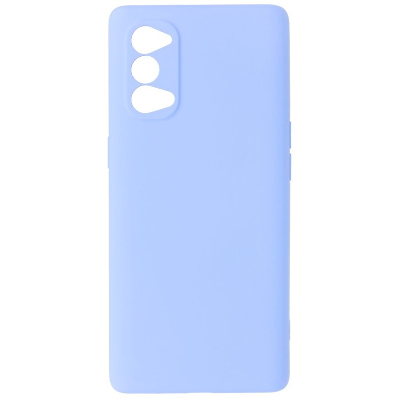 Custodia in TPU color moda spessa 2,0 mm per Oppo Reno 4 5G viola