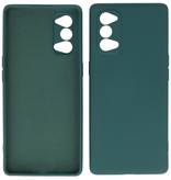 2.0mm Thick Fashion Color TPU Case for Oppo Reno 4 5G Dark Green