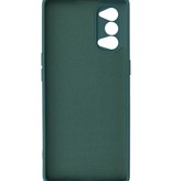 2,0 mm tyk mode farve TPU taske til Oppo Reno 4 5G mørkegrøn