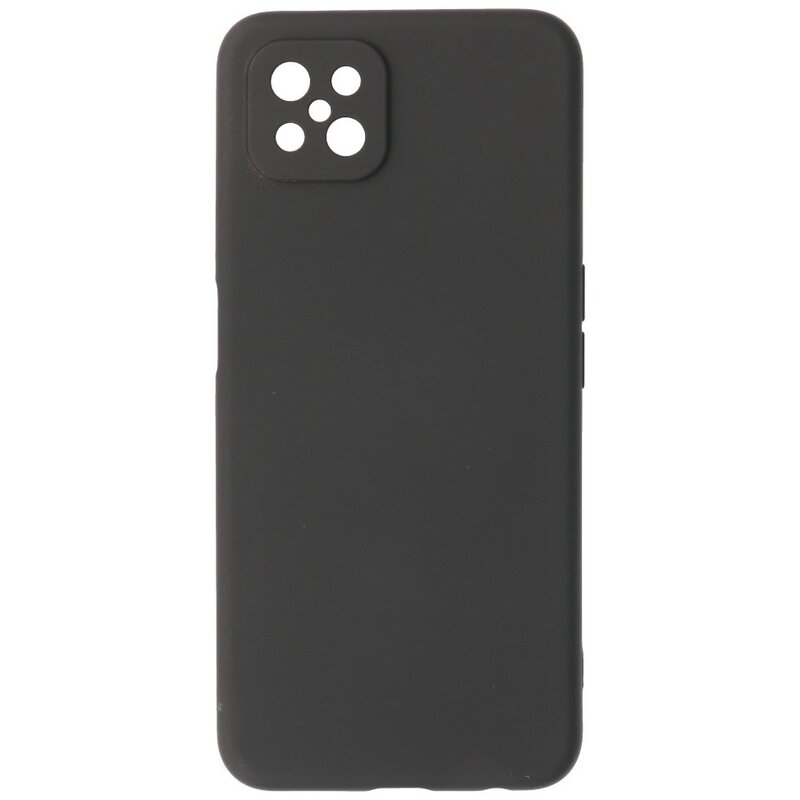 2,0 mm tyk mode farve TPU taske til Oppo Reno 4 Z - A92s sort