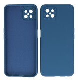 2,0 mm dickes TPU-Gehäuse in Modefarbe für Oppo Reno 4 - A92s Z Navy