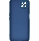 2,0 mm tyk mode farve TPU taske til Oppo Reno 4 - A92s Z Navy