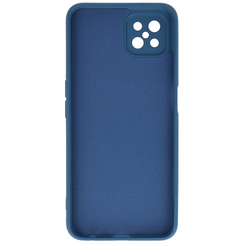2,0 mm tyk mode farve TPU taske til Oppo Reno 4 - A92s Z Navy