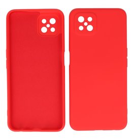 Boîtier en TPU couleur à la mode de 2,0 mm d'épaisseur Oppo Reno 4 Z - A92s rouge