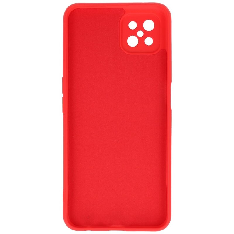 2,0 mm tyk mode farve TPU taske til Oppo Reno 4 - A92s Z Rød