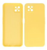 2,0 mm tyk mode farve TPU taske til Oppo Reno 4 Z - A92s gul