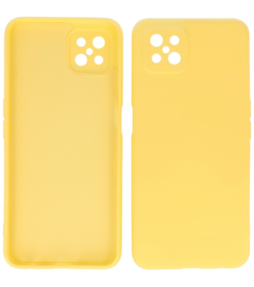 2.0mm Thick Fashion Color TPU Case for Oppo Reno 4 Z - A92s Yellow