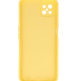 2,0 mm tyk mode farve TPU taske til Oppo Reno 4 Z - A92s gul