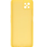 Custodia in TPU di colore moda spesso 2,0 mm per Oppo Reno 4 Z - A92s Yellow