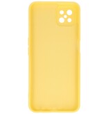 2,0 mm tyk mode farve TPU taske til Oppo Reno 4 Z - A92s gul