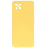2,0 mm tyk mode farve TPU taske til Oppo Reno 4 Z - A92s gul