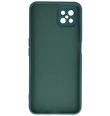 2,0 mm tyk mode farve TPU taske til Oppo Reno 4 Z - A92s mørkegrøn