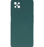 Custodia in TPU color moda spessa 2,0 mm per Oppo Reno 4 Z - A92s verde scuro