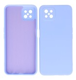 2,0 mm tyk mode farve TPU taske til Oppo Reno 4 Z - A92s Lilla