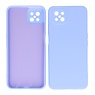 Custodia in TPU di colore moda spesso 2,0 mm Oppo Reno 4 Z - A92s viola