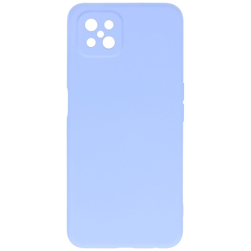 Coque en TPU couleur tendance de 2,0 mm d'épaisseur pour Oppo Reno 4 Z - A92s Violet