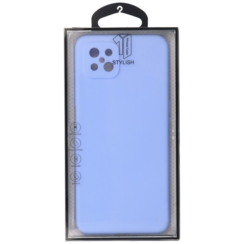 Coque en TPU couleur tendance de 2,0 mm d'épaisseur pour Oppo Reno 4 Z - A92s Violet