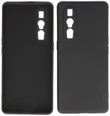 Estuche de TPU de color de moda de 2.0 mm de grosor para Oppo Find X2 Pro Negro