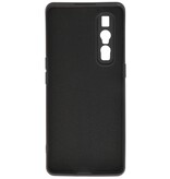 2,0 mm tyk mode farve TPU taske til Oppo Find X2 Pro sort
