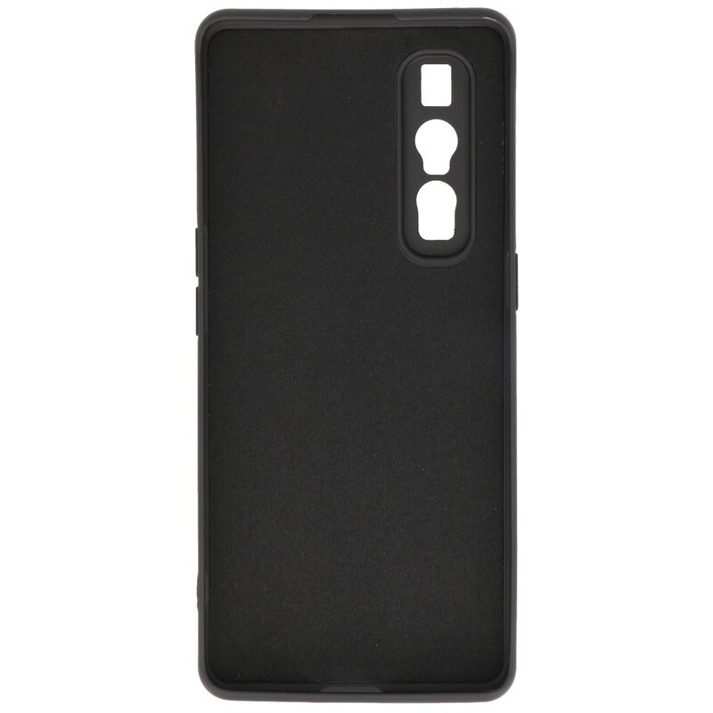 2,0 mm tyk mode farve TPU taske til Oppo Find X2 Pro sort