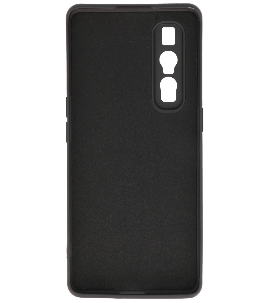 Custodia in TPU color moda spessa 2,0 mm per Oppo Find X2 Pro Black