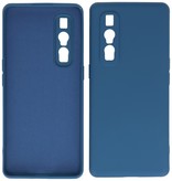 2.0mm Thick Fashion Color TPU Case for Oppo Find X2 Pro Navy