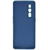 2,0 mm tyk mode farve TPU taske til Oppo Find X2 Pro Navy