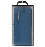 2,0 mm tyk mode farve TPU taske til Oppo Find X2 Pro Navy