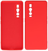 2,0 mm dickes TPU-Gehäuse in Modefarbe für Oppo Find X2 Pro Red