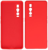 2,0 mm tyk mode farve TPU taske til Oppo Find X2 Pro Rød