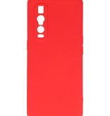 2,0 mm dickes TPU-Gehäuse in Modefarbe für Oppo Find X2 Pro Red
