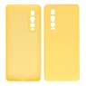 2.0mm Thick Fashion Color TPU Case Oppo Find X2 Pro Yellow