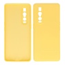 Custodia in TPU di colore moda spesso 2,0 mm Oppo Find X2 Pro Yellow