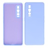 2,0 mm tyk mode farve TPU taske Oppo Find X2 Pro lilla