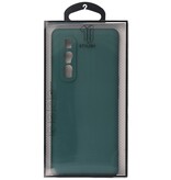 2,0 mm tyk mode farve TPU taske til Oppo Find X2 Pro mørkegrøn