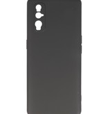 Estuche de TPU de color de moda grueso de 2.0 mm para Oppo Find X2 Negro